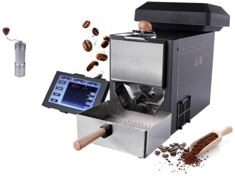 Professional Coffee Roaster, 200g Small Version, Coffee Bean Roaster, Integrated Roasting System, Compatible with Artisan