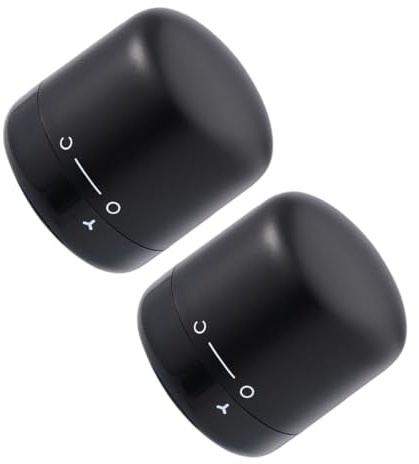 Angoily 2pcs Reusable Wine Bottle Stoppers Made of Abs and Silicone, Simple Structure and Lightweight Design, Keep the Taste Fresh and Prevent Drips, for Beer and Cocktail Bottles