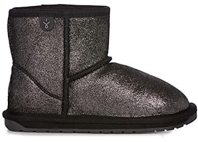 Emu Wallaby Mini, Stivali da Neve Unisex-Bambini, Nero (Black), 35 EU