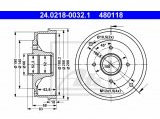 ATE 24.0218-0032.1 Bremstrommel