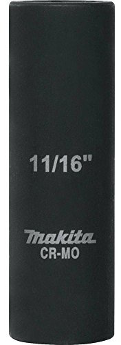 Makita A-96285 11/16 Deep Well Impact Socket with 1/2 Drive