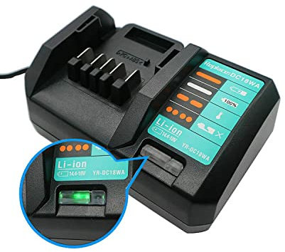 FengWings® 18V DC18WA Charger Replacement for BL1811G BL1815G BL1813G BL1820G BL1415G BL1840G BL1413G BL1440G