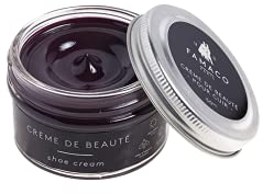 Famaco Purple Aubergine Cream Polish 50ml. Duluxe cream polish for leather goods, nourish and potect your leather using cream polish