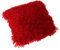 Reissner Lammfelle Tibet Lammfell Kissenbezug langflorig 40x40cm JAY14 Farbe dunkelrot