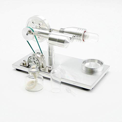 Aire Caliente Stirling Engine Motor Generador de energía Electricidad LED Modelo Educativo