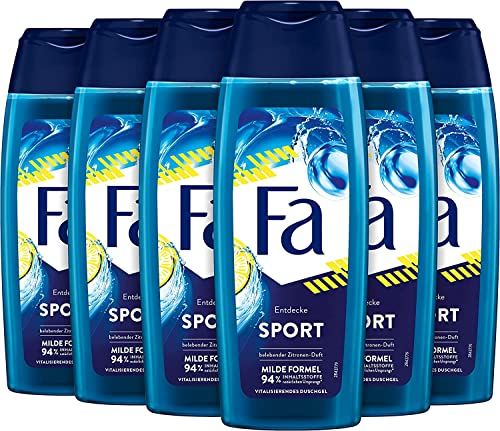 Fa Duschgel Sport Active Sport Gingko for Men 250 ml 6er Pack
