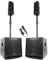 Vonyx VX1000BT-2 Column Array Speaker Set, 1000W Active Powered PA Speakers, Portable Bluetooth System for DJ Events, Parties, Live Music, Clear Sound Performance