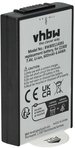 vhbw 1x Akku Ersatz für Polaroid CZA-05300 für Kamera (600 mAh, 7,4 V, Li-Ion)