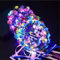 5 Teile/satz Mischfarben LED Blinkende Rosen Blume Krone Stirnbänder Böhmischen Künstliche Haar Kranz für Frauen Mädchen Urlaub Hochzeit Weihnachten Halloween Party (5pcs)