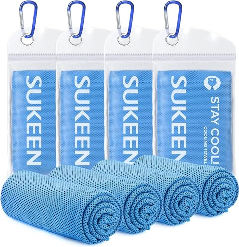 Kühltuch Set, kühlendes Handtuch Kühltücher Hals, Handtuch kühlend, Cooling Towel, Kühltücher Sport, Kühlendes Tuch, Eishandtücher für Wandern, Laufen, Tennis, Reisen,
