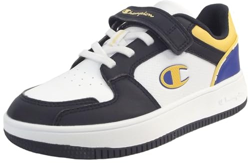 Champion Legacy RD18 2.0 Low B Ps Low Top Jungen Schuhe Marineblau Gelb Royal Blau Bs510 28 EU