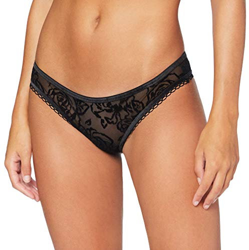 Triumph Damen Velvet Rose Spotlight Brazilian Slip, Black, 46