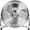 MYLEK High Velocity Floor Fan Air Circulator Industrial Cooling 18 Inch Cool Cold Chrome - 3 Speed Portable - Adjustable Tilt for Gyms, Offices and Warehouses (18)