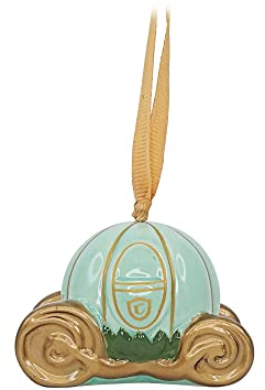 Half Moon Bay: Decorazione Natalizia Carrozza di Cenerentola | Addobbi Albero di Natale di Disney con nastrino incluso, Decorazioni da collezione, Licenza Ufficiale 100%, Disney Gadget