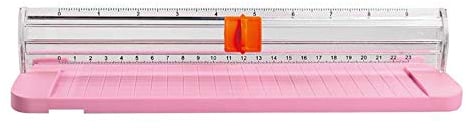 Papierschneider Guillotine mit Schneide zum Schneiden und Falzen von geraden Linien auf A5, A4 und kleineren Papierformaten, für Scrapbooking, Kartenmachen und Basteln