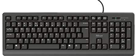 TRUST Teclado Primo Negro 23883