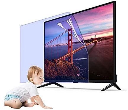 Tv entspiegelungsfolie Blendschutz, Anti-Scratch Blockieren Sie schädlichen Blue-Ray Mattierte Folie, Geeignet für 27-75 Zoll TV/Desktop-Monitor ( Color : Matte Version , Size : 37 inch 819X460mm )