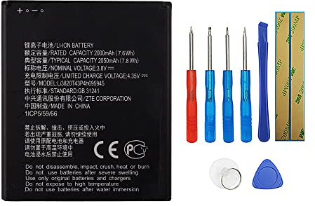 Swark Batteria Li3820T43P4h695945 compatibile con ZTE Smartphone Blade A3 2020 con strumenti