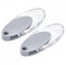 sourcing map Blind Cord Weight, 2Pcs 90mm Curtain Window Shutter Beaded Chain Handle Roman Vertical Roller Shade Accessories, Grey