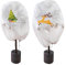2 Stück Winterschutz für Pflanzen mit Motiv, Jutesack für Pflanzen Winterschutz 80×100cm, Pflanzenschutz Winter Garten Deko, Pflanzen Winterschutz Draußen, Weihnachtsdeko Amerikanisch Weihnachten (B)