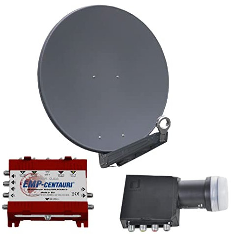 Gibertini OP 85 SE - Alu-Antenne - anthrazit - 6 Teilnehmer