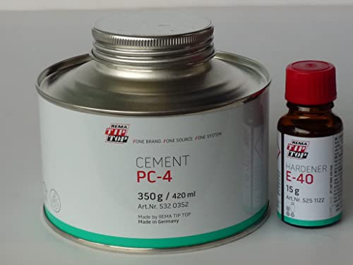Tip Top Plastic Cement PC-4 532035-15 - Cemento de plástico (350 g y endurecedor E40, 15 g)