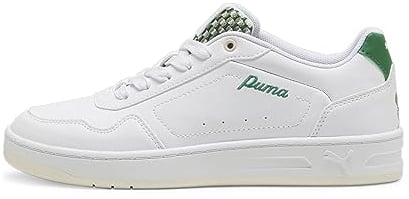 PUMA Damen Court Classy Blossom Sneaker, White-Archive Green, 38 EU