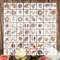Lot de 64 pochoirs à fleurs pour peinture, 7,6 cm, pochoirs réutilisables en plastique pour peinture sur bois, mur, carrelage, décoration d'intérieur