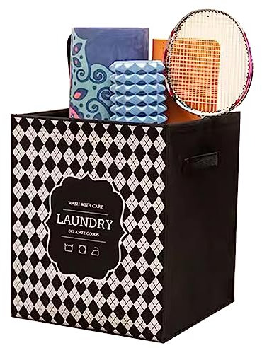 JLXJYS Workout Storage Yoga Rack, Gyms Home Health Clubs Storage Box for Yoga Blocks, Sturdy Floor Standing Large Capacity Yoga Mat Storage Basket (Color : Black, Size : 38x38x49cm)