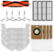 17 Stück Zubehör für Dreame D10 Plus(1 Hauptbürste, 4 Seitenbürsten, 4 Filter, 4 Wischtücher, 4 Staubbeutel) Ersatzteile Set