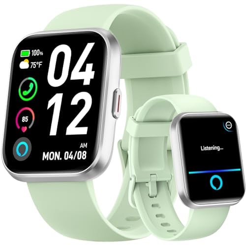 Fitpolo Smartwatch Herren mit Telefonfunktion, 1.8'' Alexa eingebaute Fitnessuhr Damen mit IP68 Wasserdicht,110+ Sportmodi Schrittzähler Uhr Damen mit Herzfrequenz/SpO2/Schlafmonitor, für Android&iOS
