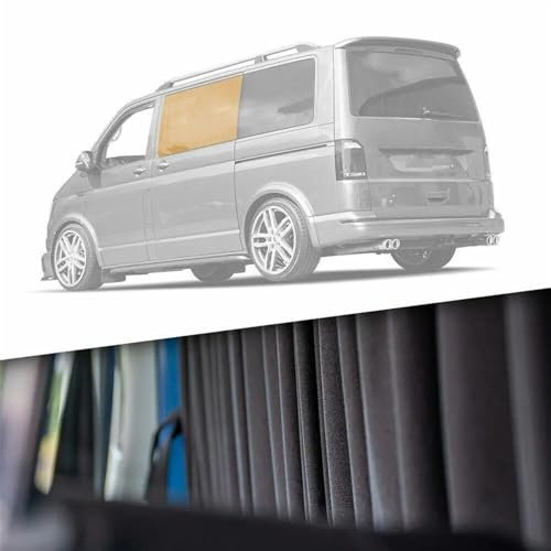 Cortinilla Ventana Coche para Ford para Transit Custom 2012 2013 2014 2015 2016 2017 2018 Cortina De Ventana De Puerta Corredera para Ventana De Coche Parabrisas Se Adapta Parasoles De Coche