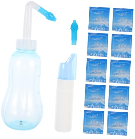 Beaupretty 1 Satz Nasenspülung Nasenreiniger Für Zu Hause Nasenspülmittel Sinusspülflasche Tragbare Nasendusche Nasenspülgerät Tragbarer Reiniger Nasenspüler Haushaltsreiniger Blue Pp