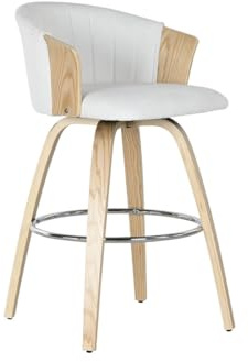 Home ESPRIT Hocker weiß Holz 58 x 56 x 86 cm