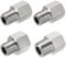 1/8'' 1/4'' 3/8'' 1/2'' BSP Female to 1/8'' 1/4'' 3/8'' 1/2'' BSP Male Pipe Reducer Adapter 304 Stainless Steel Fitting(1I2F x 3I8M)