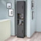 [en.casa] Hochschrank Rautrina Badezimmerschrank mit 2 Türen Küchenschrank mit 6 Fächern Badschrank 180 x 35 x 30 cm Mehrzweckschrank Vorratsschrank Anthrazit