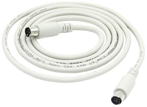 QINZITAO Câble d'extension 8 broches DIN 8 broches mâle vers mâle pour systèmes stéréo équipement de musique 150 cm