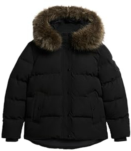 Superdry Everest 5 Baffle Puffer Jacket M Black