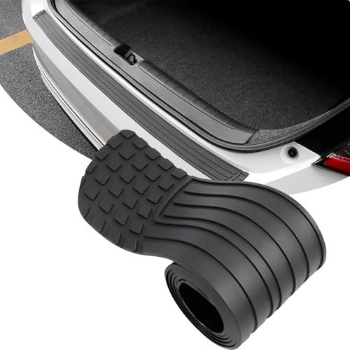Car Rear Bumper Protector,Universal Flexible Bumper Guard Strip,Anti-scratch Rear Bumper Protector Cover,Anti-Scratch Rubber Rears Bumper Guard,Car Exterior Accessories for Cars Pickup Truck SUV
