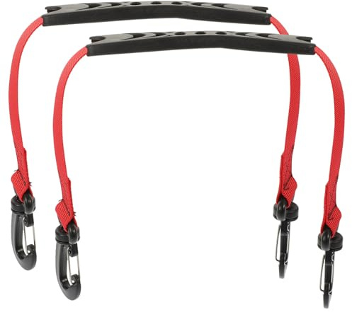 VICASKY 2 Stück Skischuh tragegurt Verschleißfeste Skates Fixierband Leichter Skistiefel tragegriff für Rollschuhe und Ski Kompakt Komfortabel für Outdoor Wintersportfans