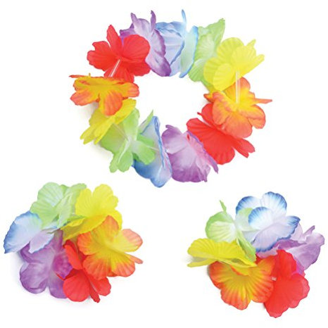 Bristol Novelty - Ensemble HAWAIEN (Taille unique) (Multicolore)
