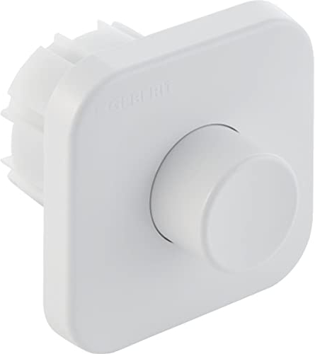 Geberit - Pulsador Manual Neumático Geberit, Empotrado: Blanco Alpino (888.544.11.1)