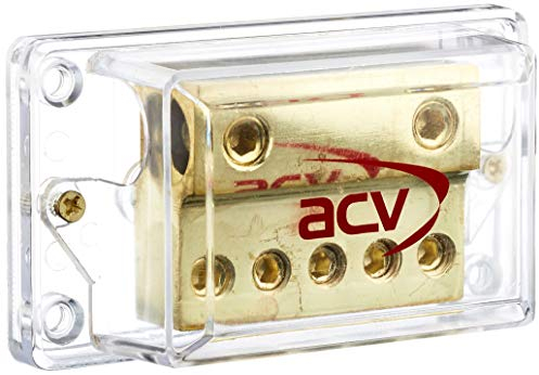 ACV 30.3601-03 C-Quence 5 Fach Verteilerblock Gold-Edition