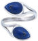 Ring 925 Silber Lapis Lazuli blauer Stein größenverstellbar Edelstein echt Silber Damen Sterling Silber Geschenk (MRV-088-06)