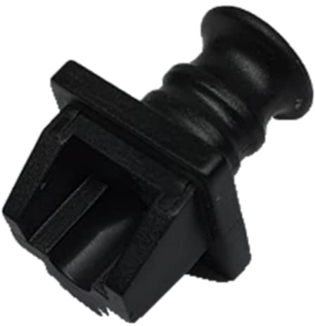 Faconet® 50x RJ45 Staubschutz Schutzkappe Hüllen für Switch Patch Panel Router LAN Buchse Schutzstecker schwarz, RJ 45 Socket protecter snap-in and dust cover