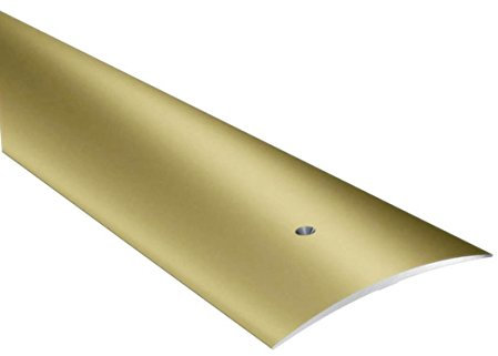 Carpet Cover 70mm WIDTH 0.93M Aluminium Threshold Strip Door Floor Trim Transition Bar TMW Profiles (Gold)