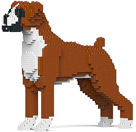 JEKCA | Boxer 01S-M01 - Bausteine-Set, Skulpturen in Blöcken, Sammlerstücke, perfekte Geschenkidee