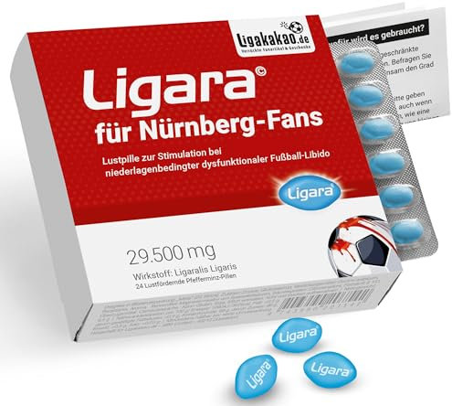 Ligara® für Nürnberg Fanartikel Geschenk Geburtstag Fans (1x Einzeldosis) Männergeschenke by Ligakakao.de