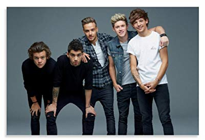 RUIQIU One Direction Poster, 1D-Poster, dekoratives Gemälde, Leinwand, Wandkunst, Wohnzimmer, Poster, Schlafzimmer, 30 x 45 cm
