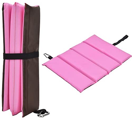 DealKits Faltbares Sitzkissen Outdoor mit Karabiner, Outdoor Sitzmatte Wasserdicht Sitzauflage,Iso Sitz Kissen aus Oxford-Stoff, für Camping Wandern Picknick gegen Kälte, Schmutz, Hitze